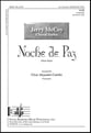 Noche de Paz SATB choral sheet music cover